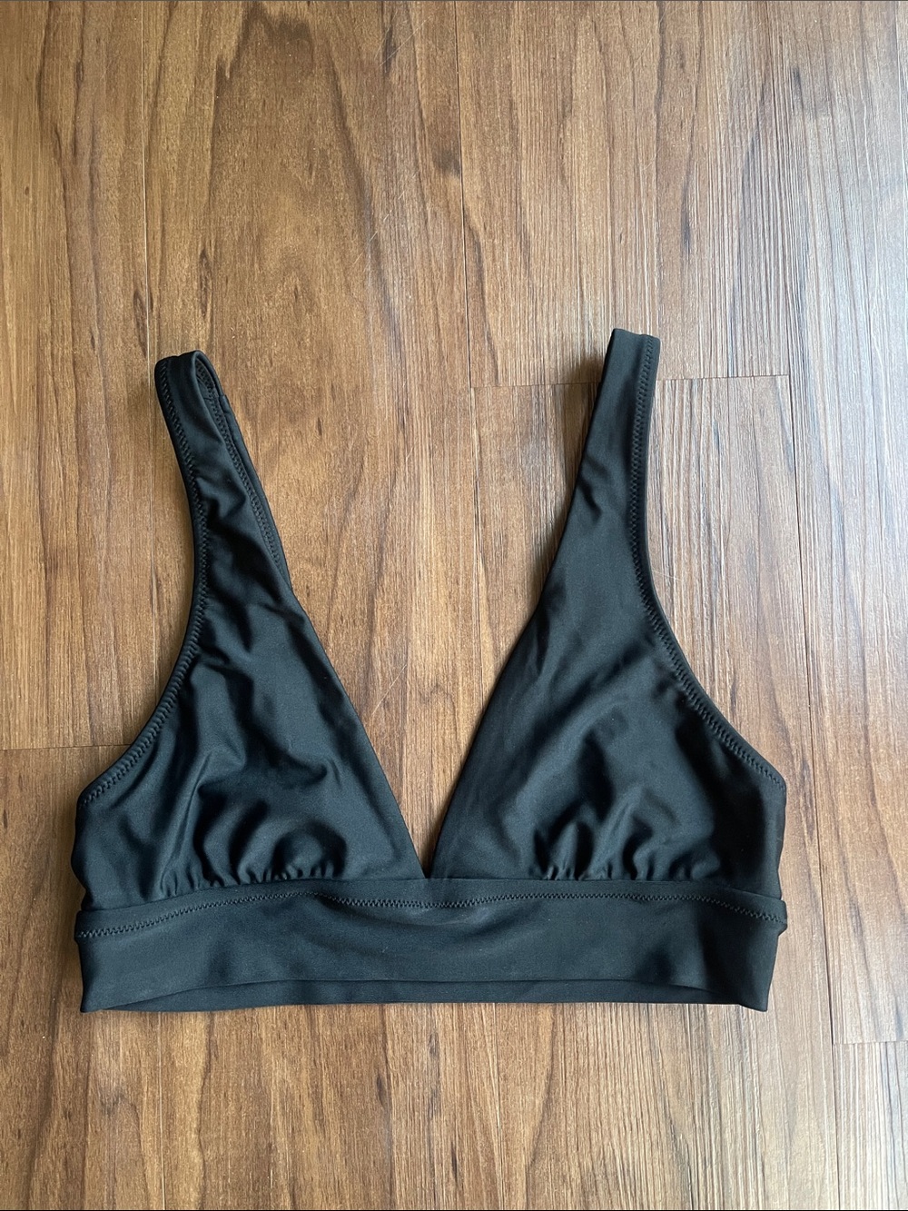 Aerie Black Triangle Top Size Small